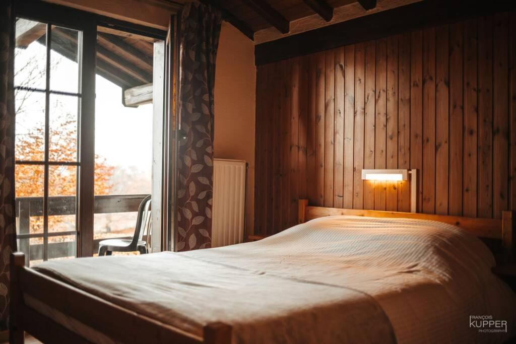 Le Grand Cerf 25 Pers, Malmedy- Chalet Rustique, Jardin Eksteriør bilde