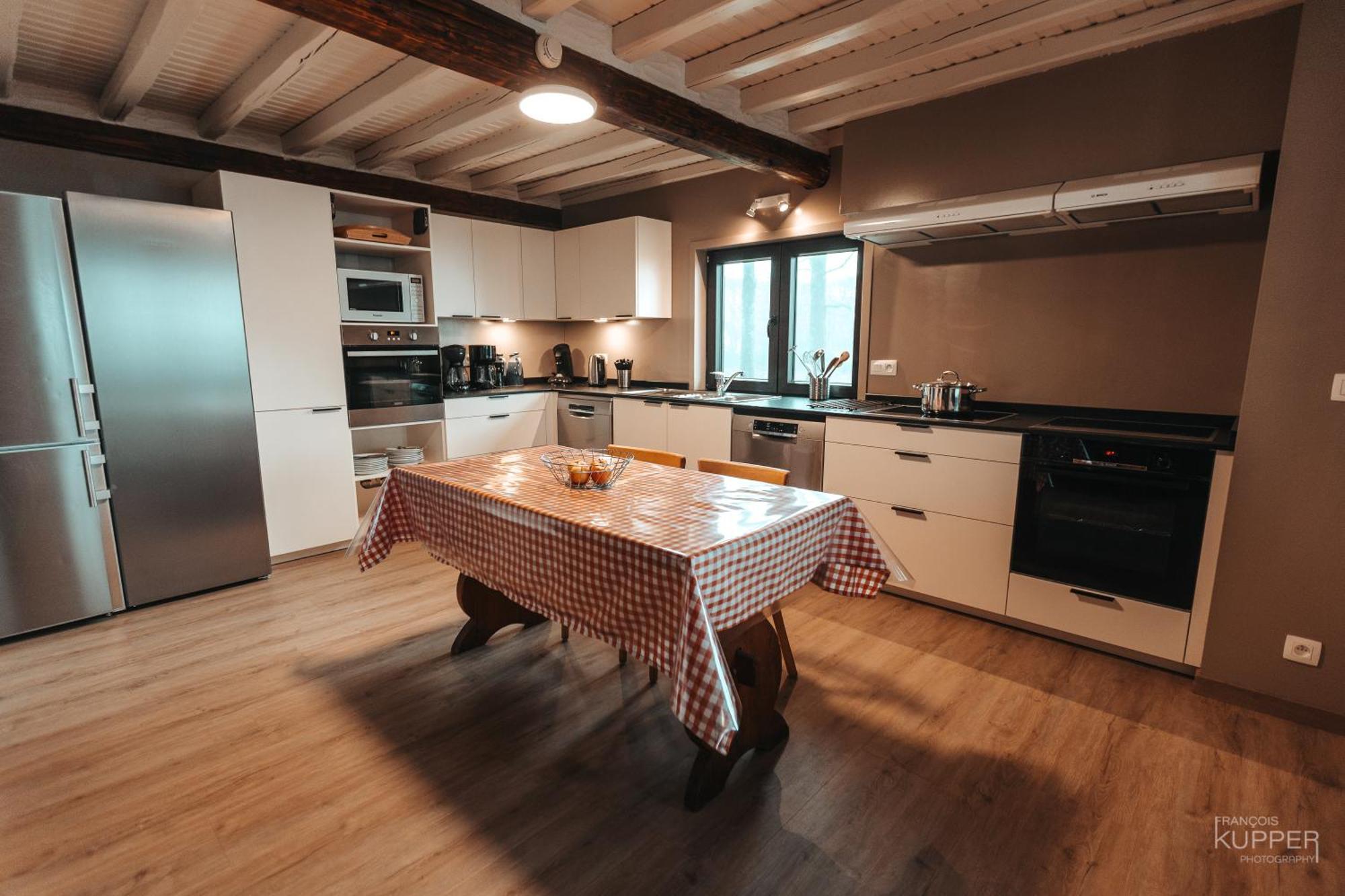 Le Grand Cerf 25 Pers, Malmedy- Chalet Rustique, Jardin Eksteriør bilde