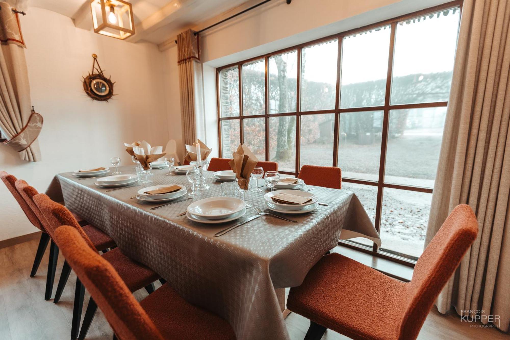 Le Grand Cerf 25 Pers, Malmedy- Chalet Rustique, Jardin Eksteriør bilde